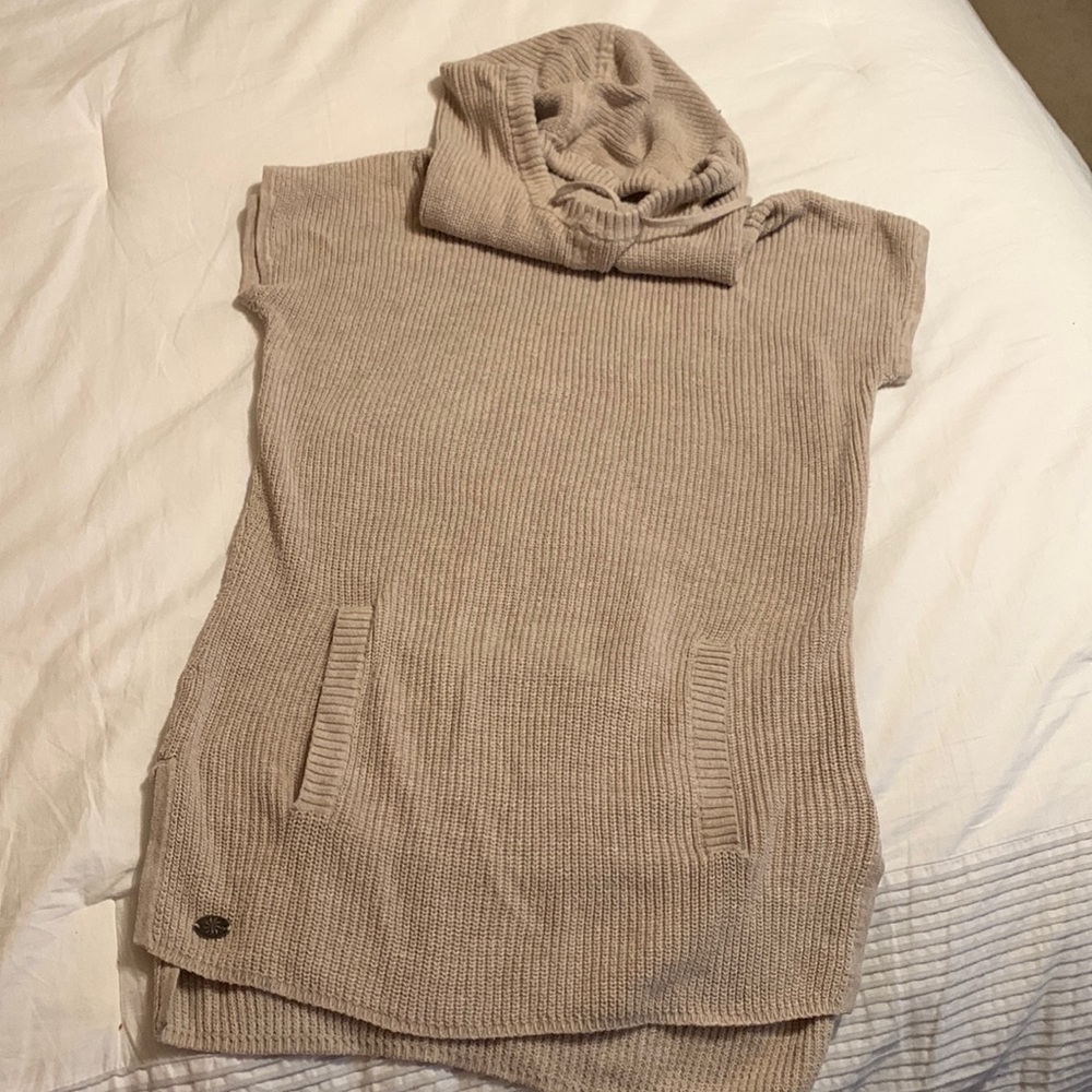 Athleta Knit hooded shirt size XXS